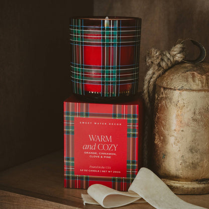 Warm and Cozy Boxed Soy Candle