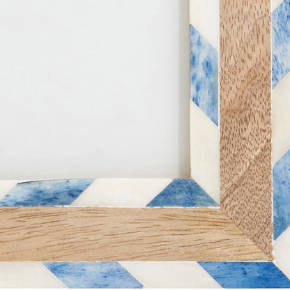 Chevron and Wood Photo Frame