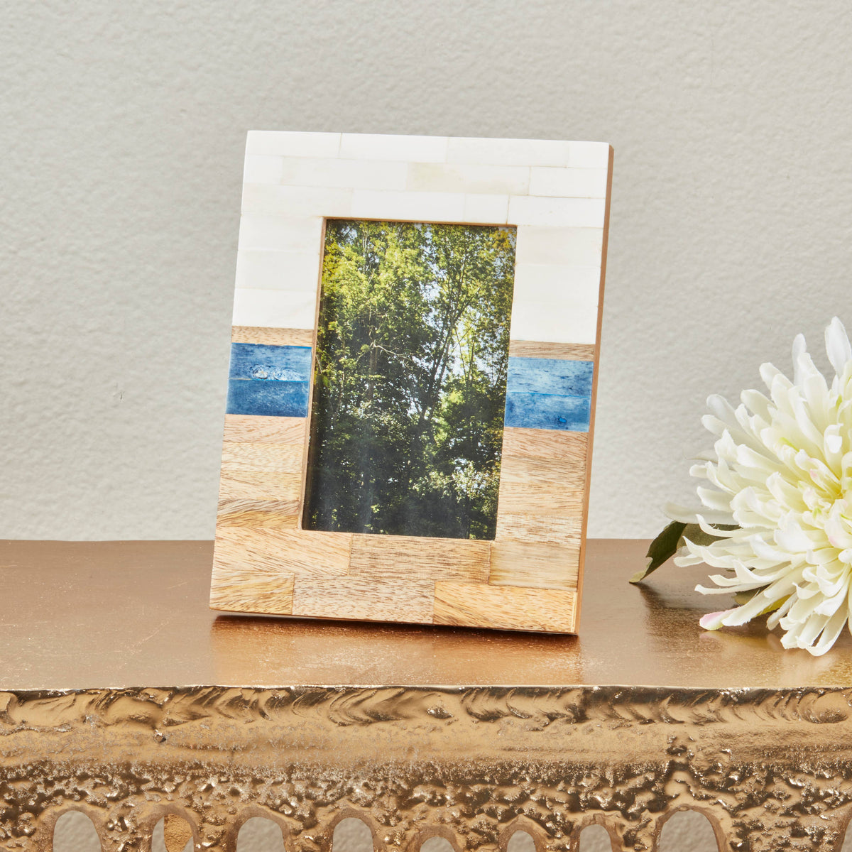 Wood & Bone Photo Frame