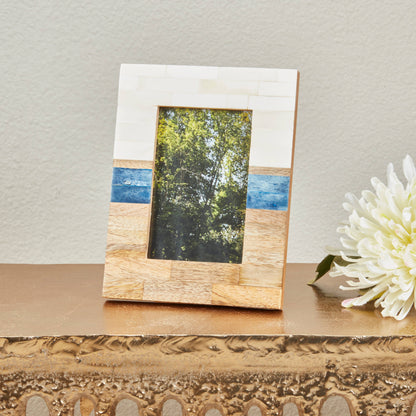 Wood & Bone Photo Frame