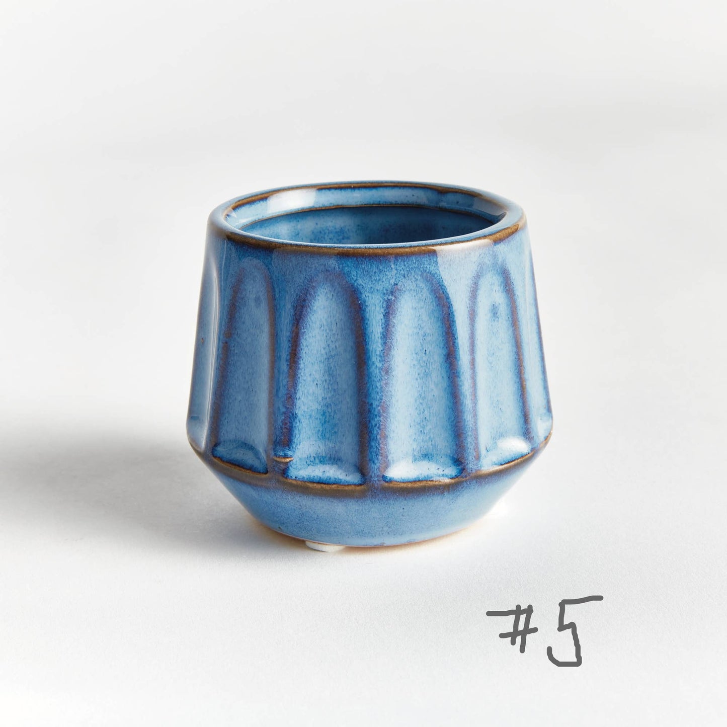 Dezie Mini Pots, Blue