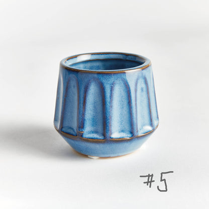 Dezie Mini Pots, Blue