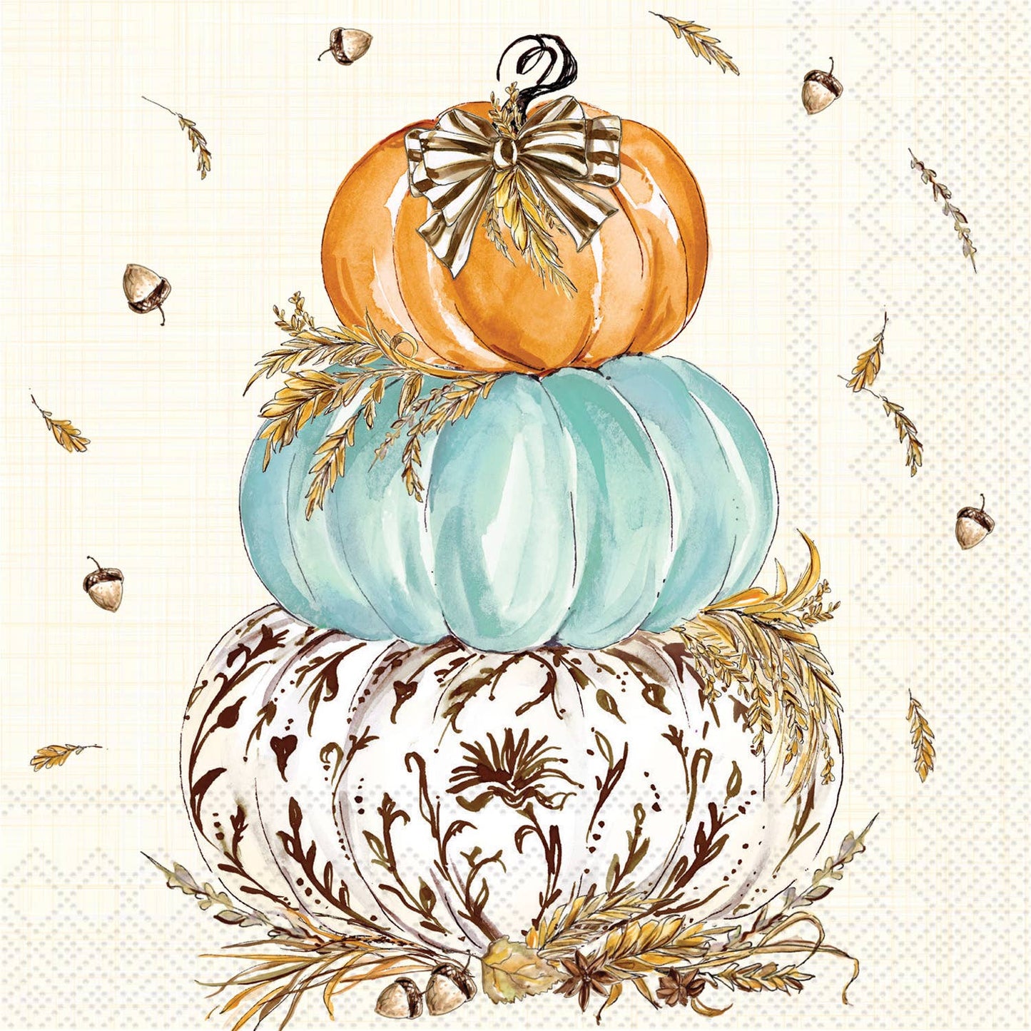 Pumpkins Cocktail Napkins