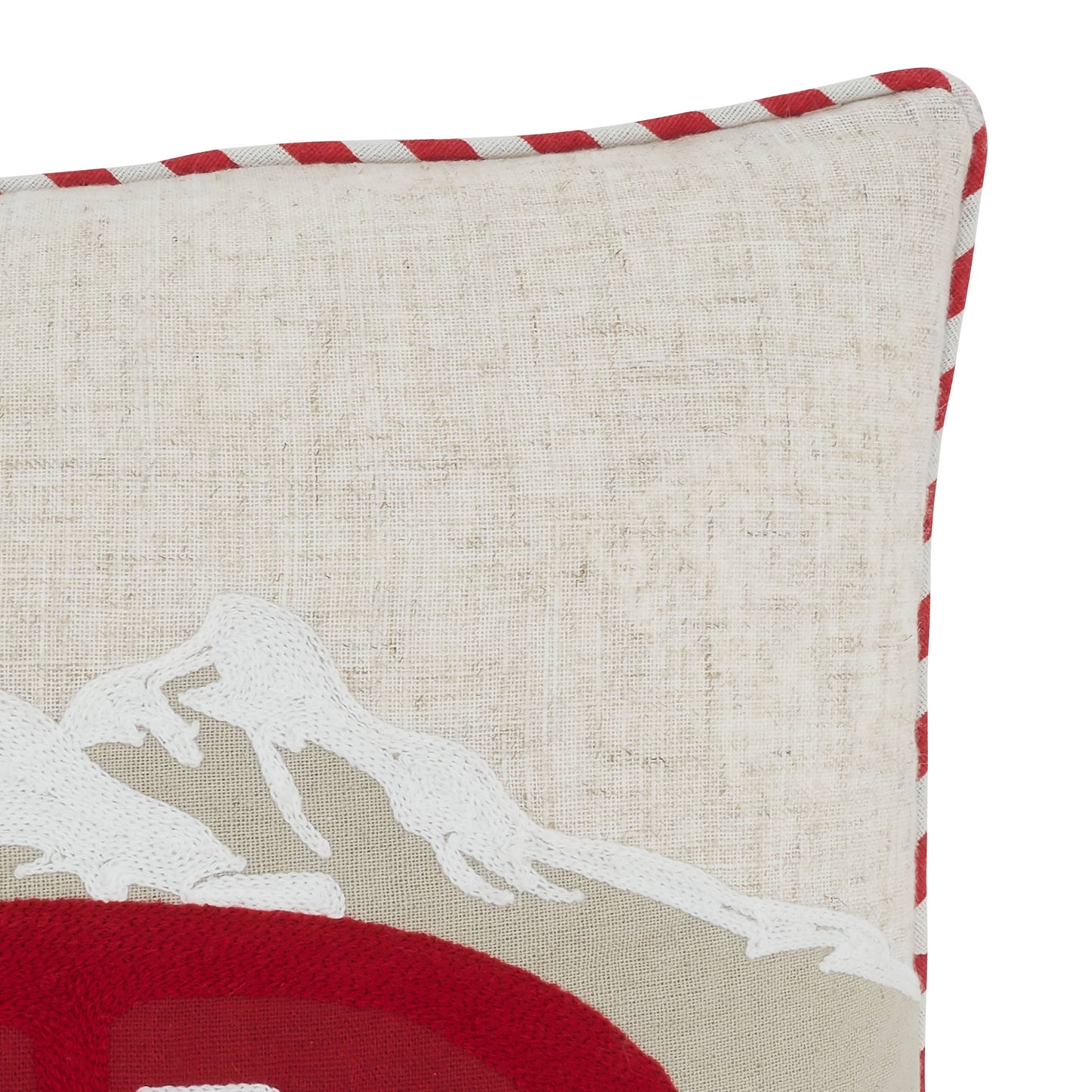 Pillow With Santa Truck & Trailer