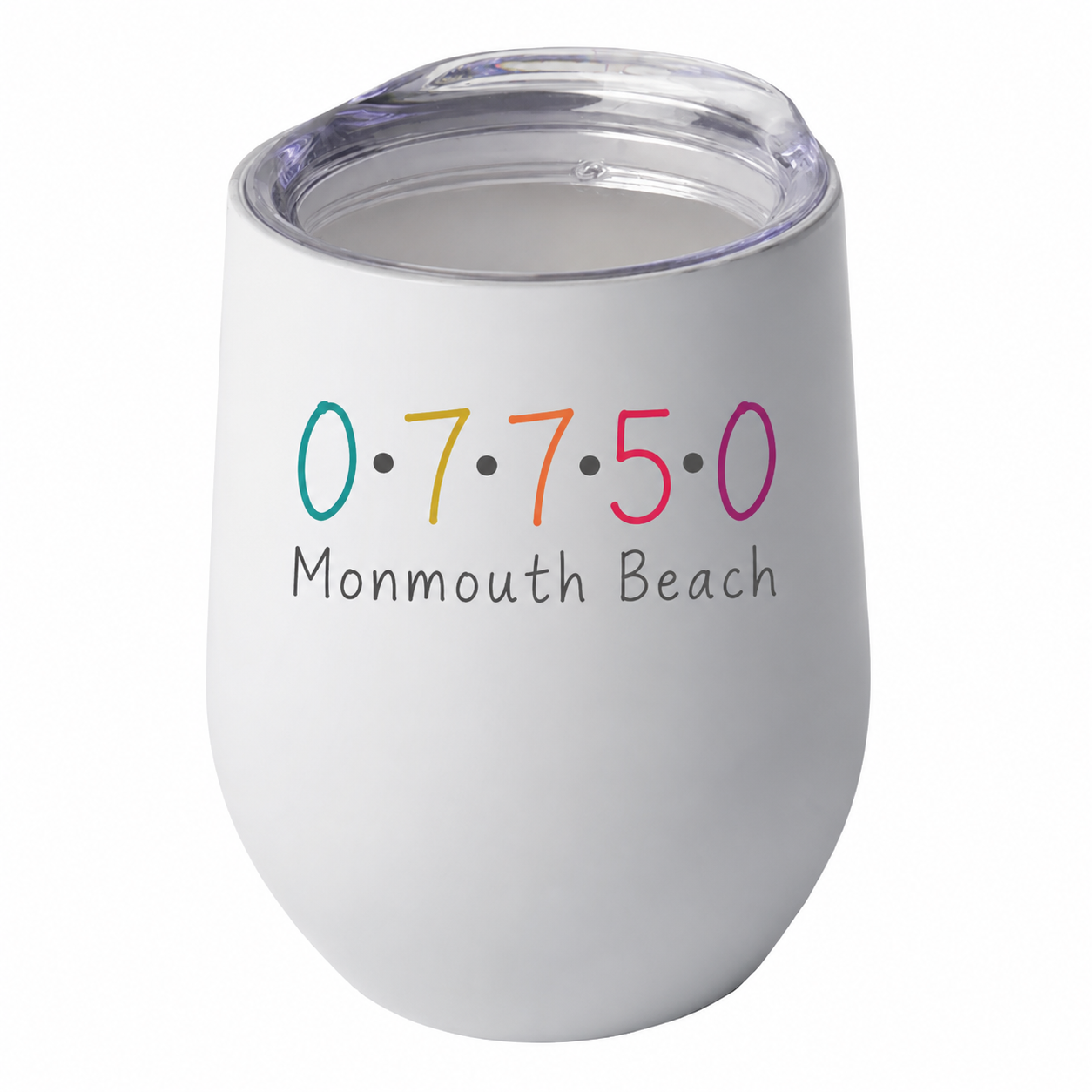 Zip Code Dots - Wine Tumbler