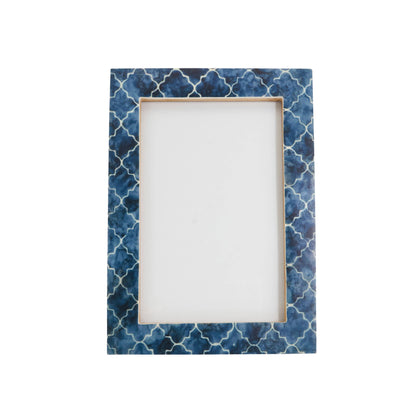 Blue Mosaic Photo Frame
