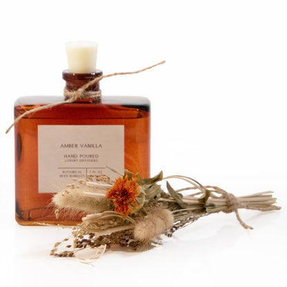 Amber Vanilla Bouquet Reed Diffuser