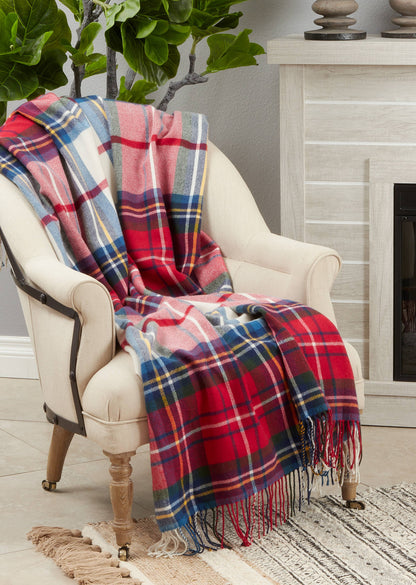 Plaid Throw Blanket