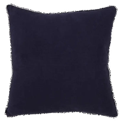 Pillow - Navy Pompom