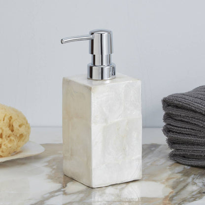 Ivory Capiz Shell Soap Dispenser