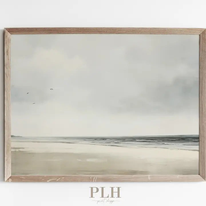 Seaside Landscape Art Print