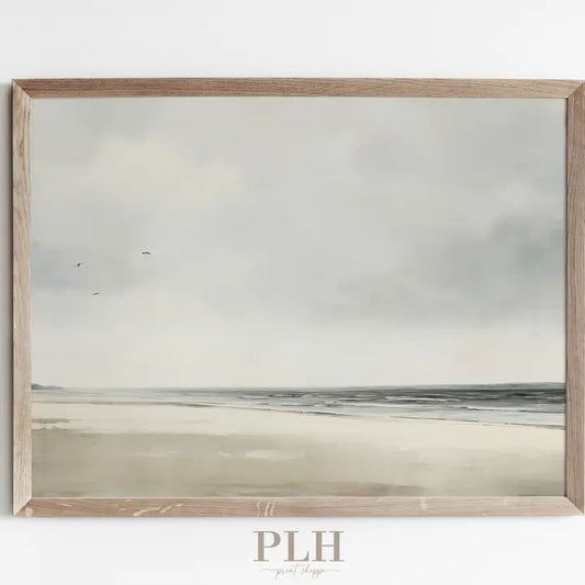 Seaside Landscape Art Print