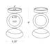Rattan Ring Candle Holders S/2