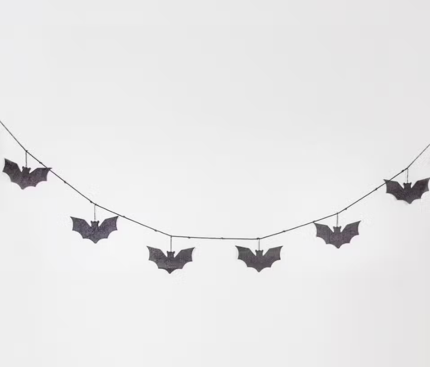 Felt Bats on String – Coastal Decor and Interior Design