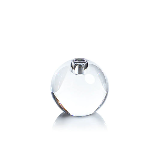 Round Glass Candle Holder