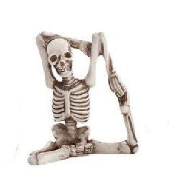 Skeleton in Yoga Pose, 5 Styles