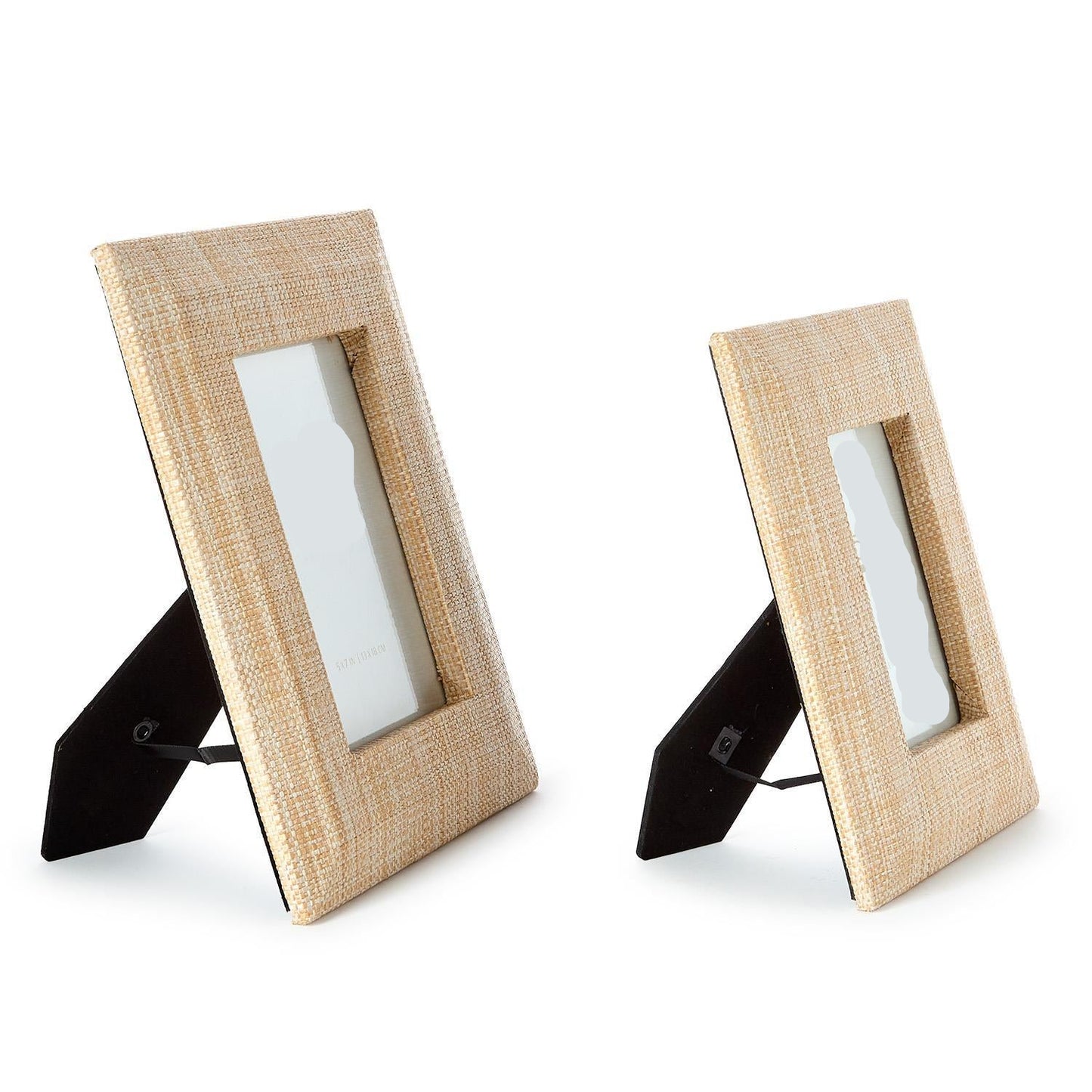 Grasscloth photo frame