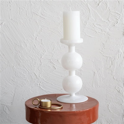 Glass Bulb Candle Holder