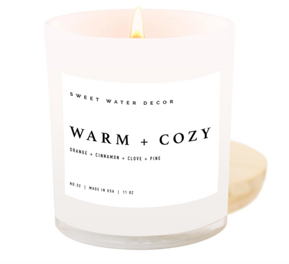 Warm and Cozy Soy Candle