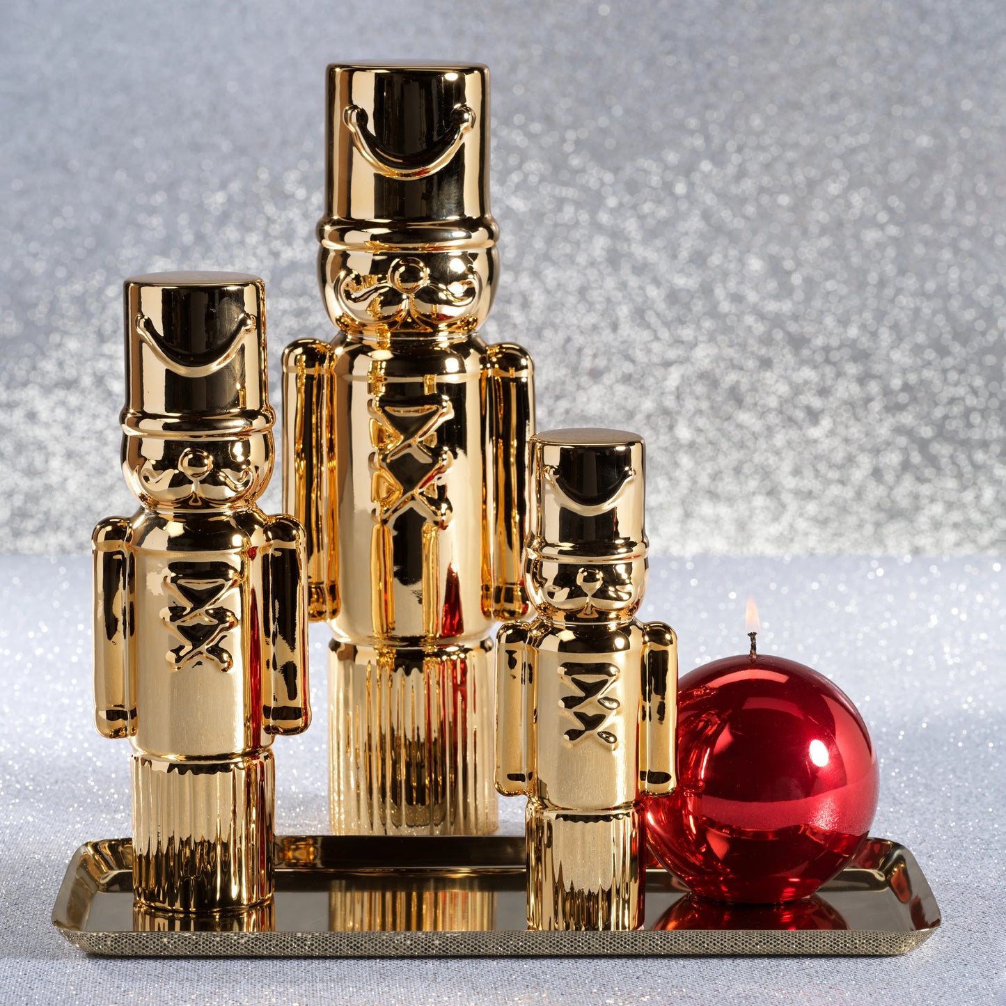 Gold Ceramic Soldier