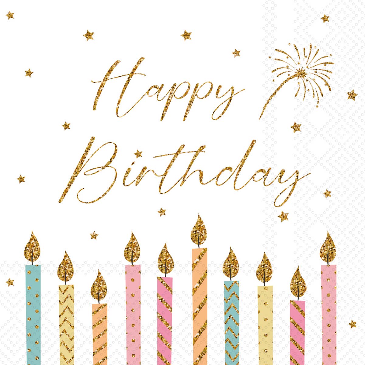 Cocktail Napkins - Birthday
