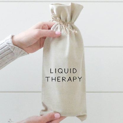 'Liquid Therapy' Wine Bag