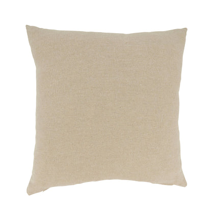 Coastal Embroidered Anchor Pillow