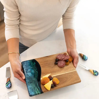 Resin & Wood Date Night  Board