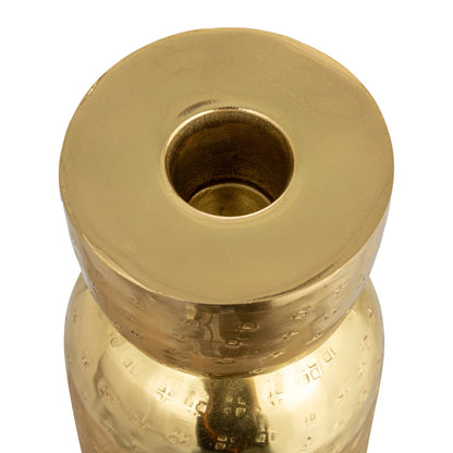 Antique Gold  Hammered Taper Holders