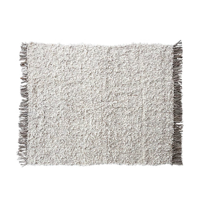 New Zealand Wool Blend Shag Throw
