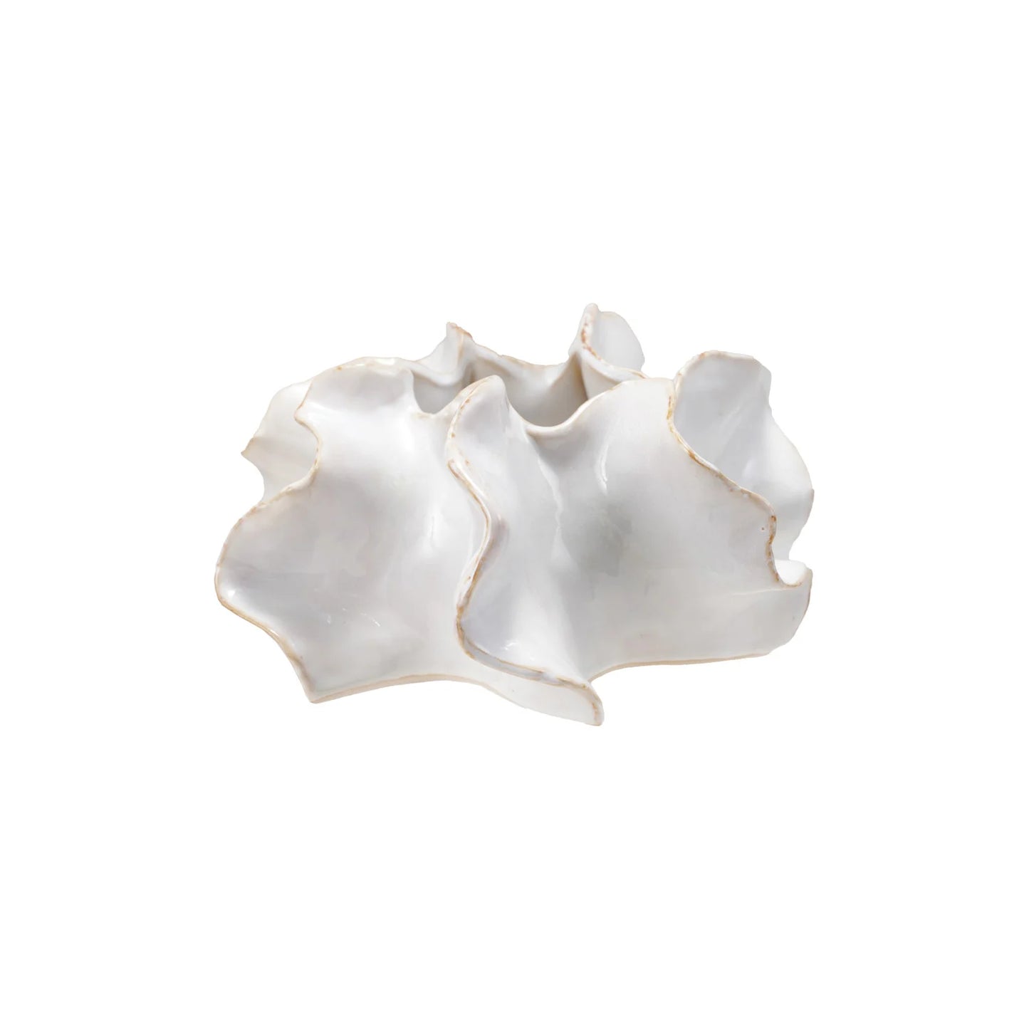 Organic Shaped Stoneware Planter