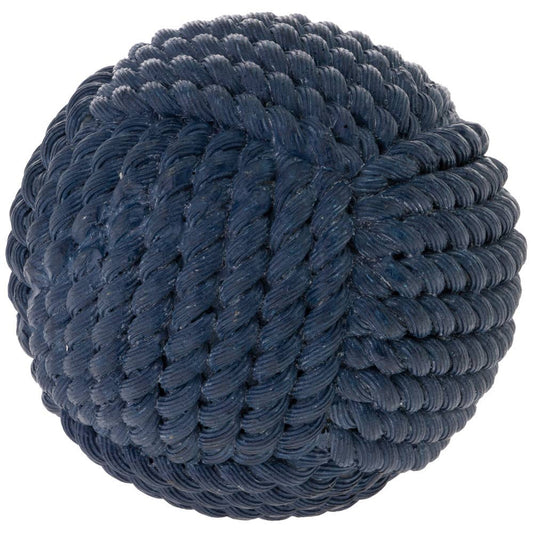 Blue Rope Ball Home Accent