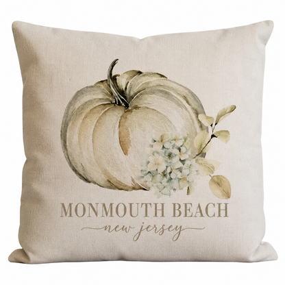 Pumpkin Pillow - Monmouth Beach