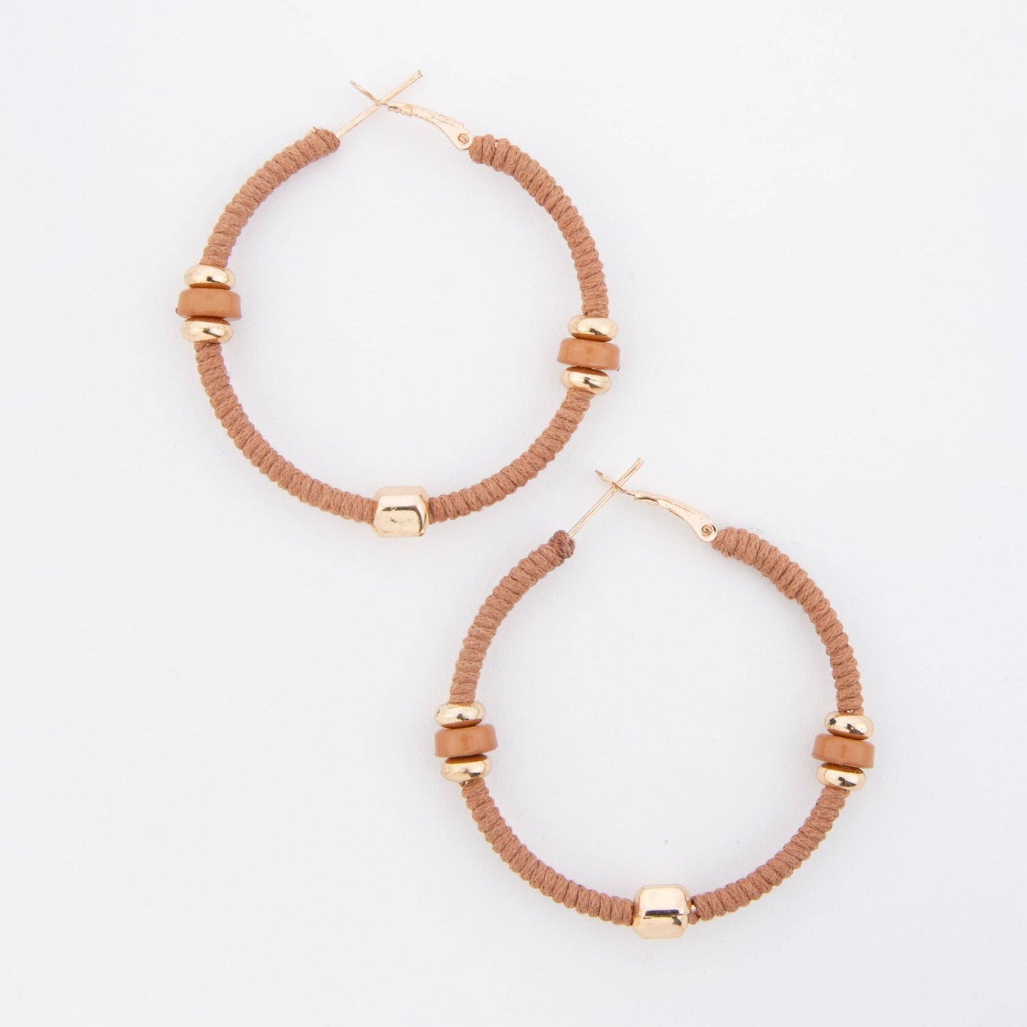 Zephyr Corded Hoop Earrings