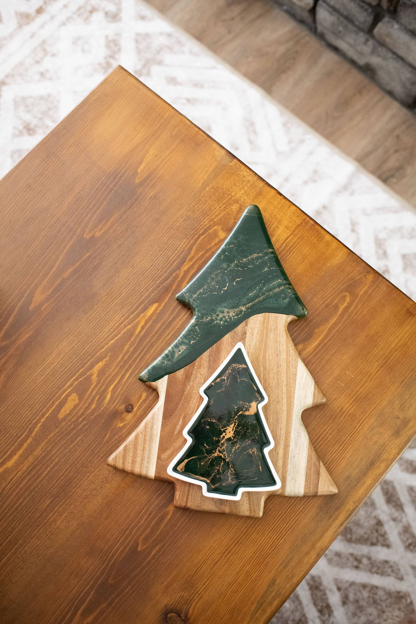 Christmas Tree Shaped Ceramic Dishes