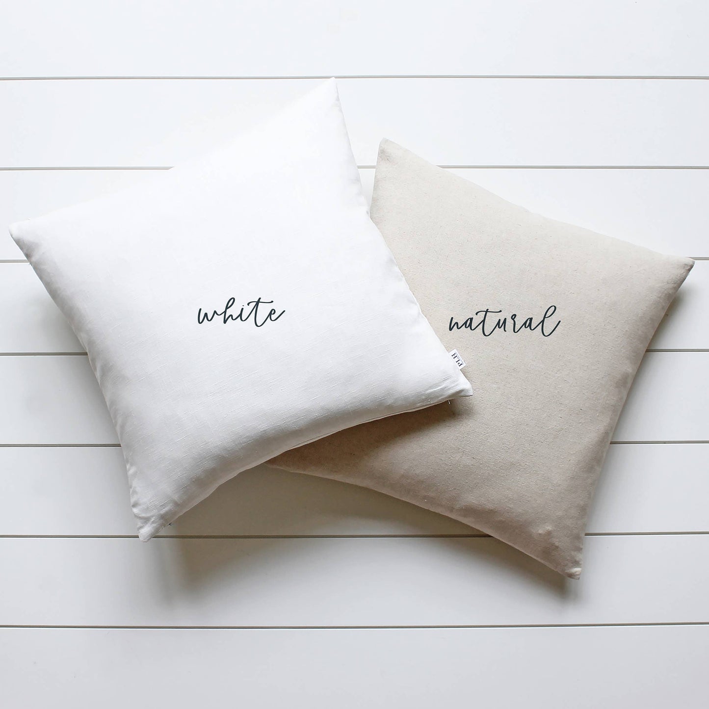 Beach House Pillow Cover: Natural / 16" x 26"