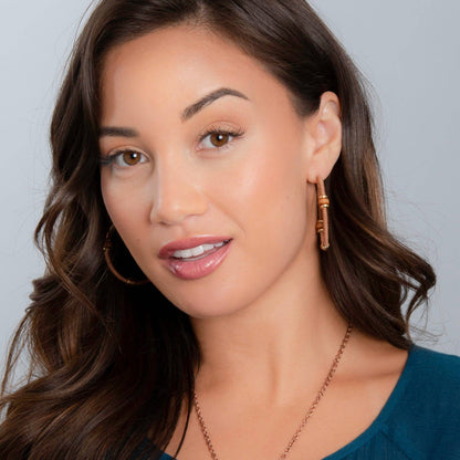 Zephyr Corded Hoop Earrings