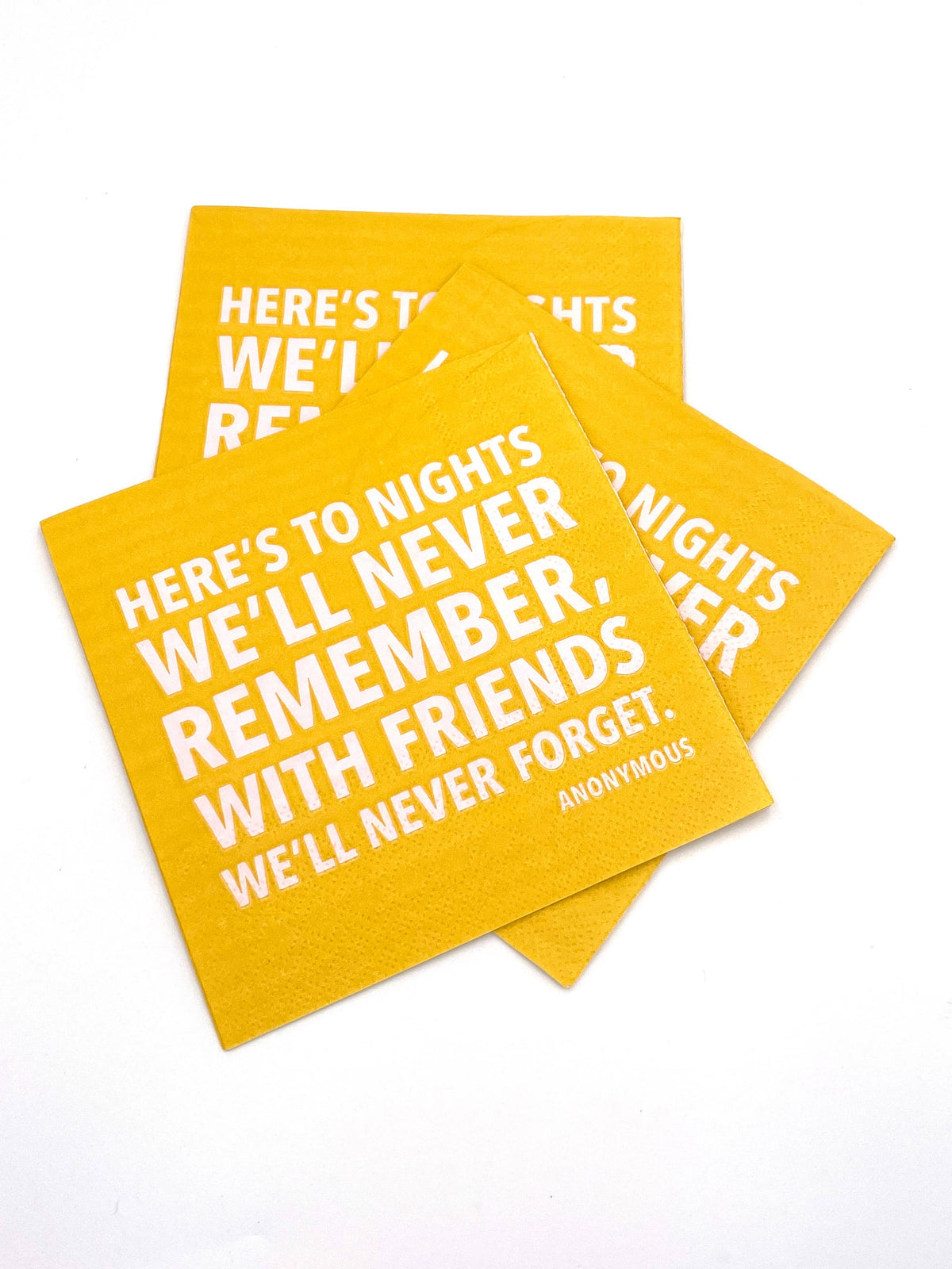 Cocktail Napkins | To Nights