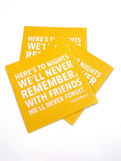 Cocktail Napkins | To Nights