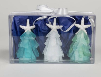 3D Seaglass Christmas Ornament Gift Pack