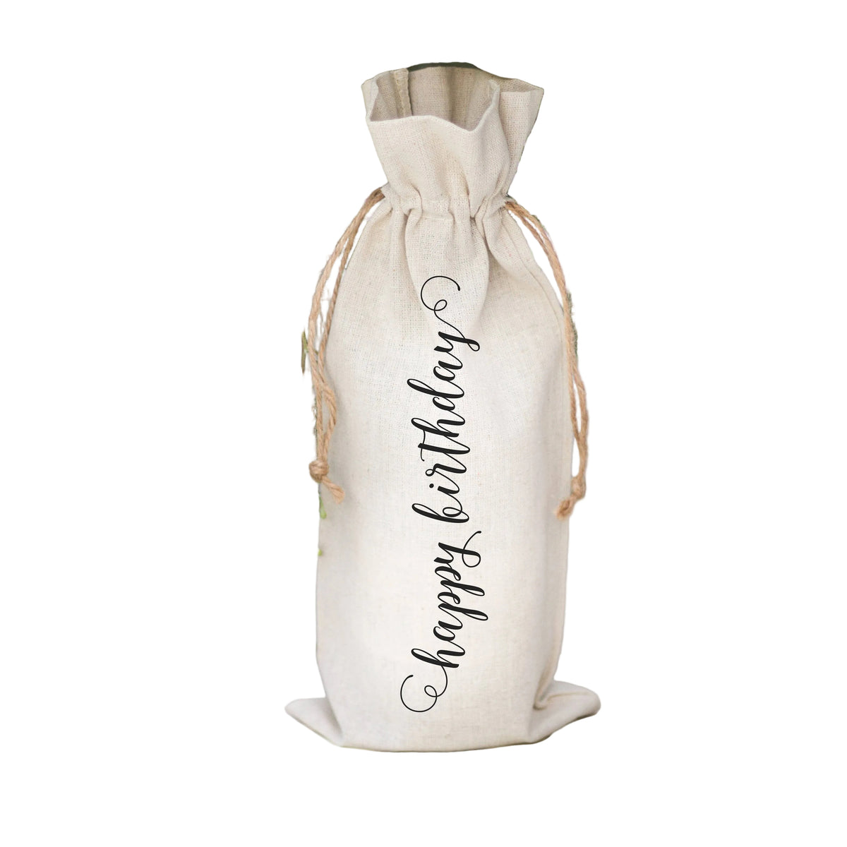 'Happy Birthday' Wine Bag