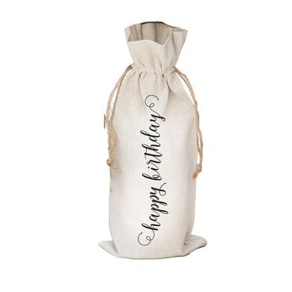 'Happy Birthday' Wine Bag