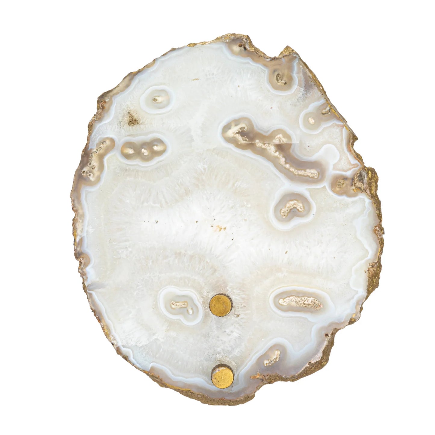 Agate & Metal Wall Lamp