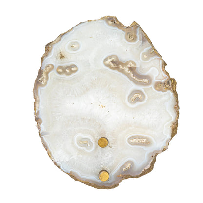 Agate & Metal Wall Lamp