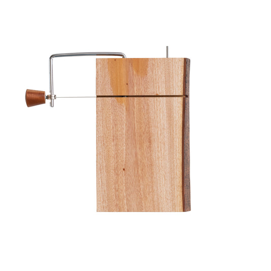 Wood Cheese Slicer w/ Bark Edge