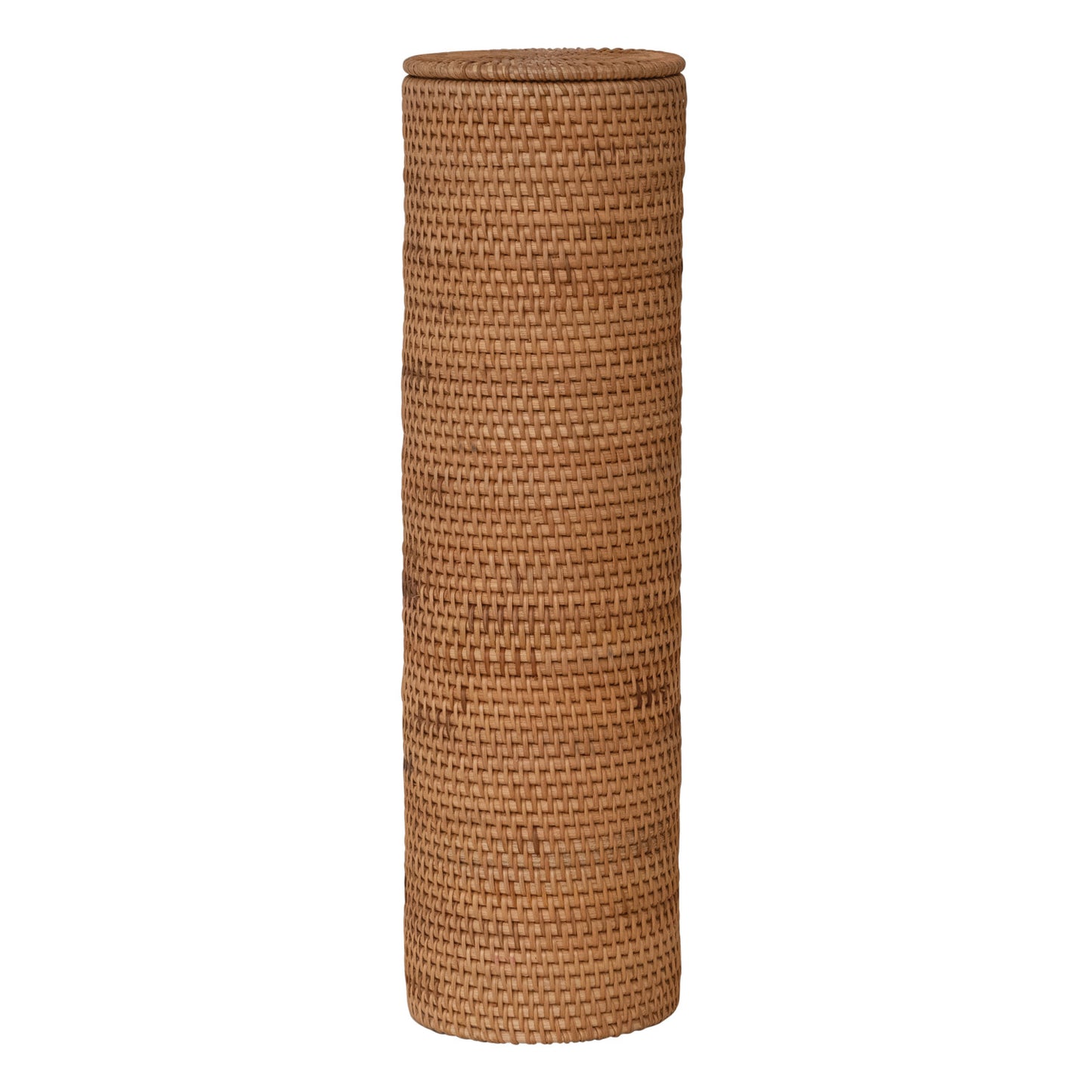 Rattan Toilet Paper Storage w/ Lid