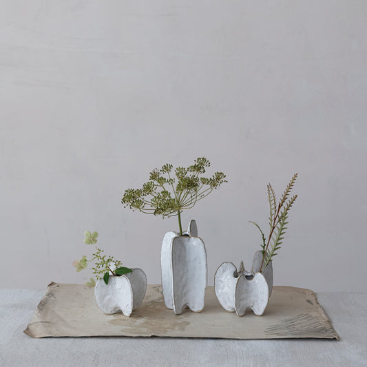Organic Shaped Vase s/3