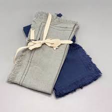 Napkin linen blend w/Fringe