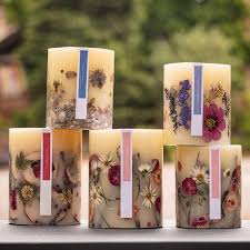 Coastal Round Pillar Candle