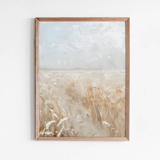 Pampas Field Art Print w/ Frame
